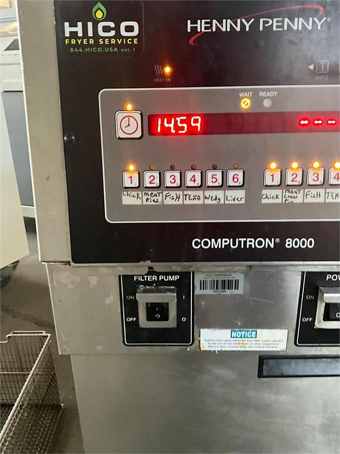 Used Henny Penny Commercial Gas Fryer