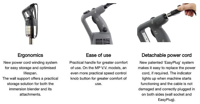 Robot Coupe - 18" Immersion Blender 100 Qt Capacity - MP450VV
