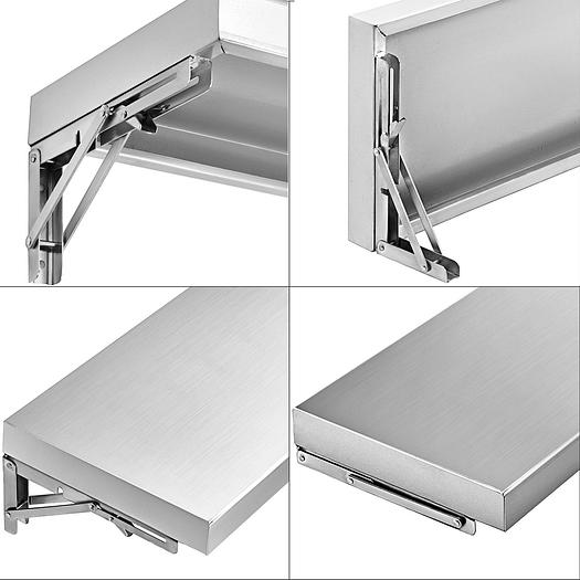 70.8" X 11.6" Wide flip up folding shelf
