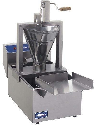Small compact donut fryer with manual machine - can do fries and othe items