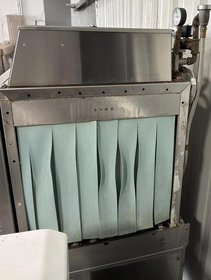 Used Hobart CL44E Commercial Dishwasher Conveyor Dishwasher Rack-Type