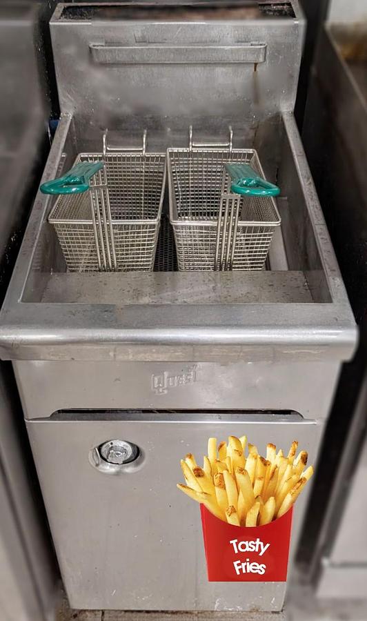 Used Quest Gas Deep Fryer - NATURAL GAS