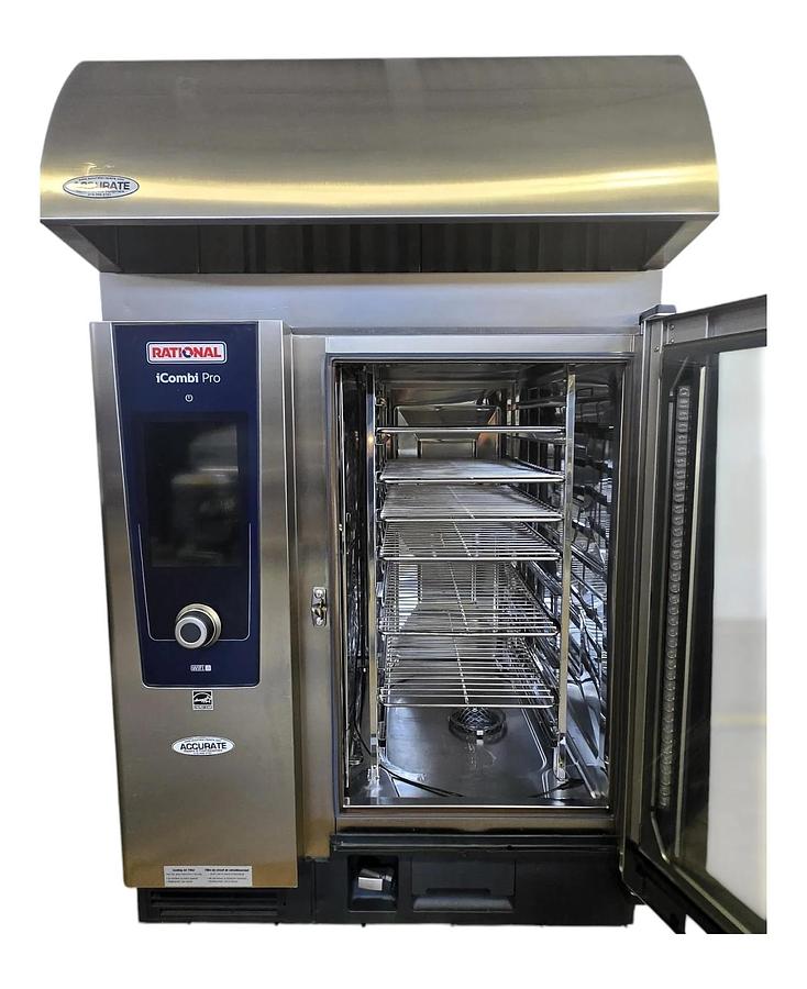 Refurbished Rational LM100DE.AXXXX Electric Combi Oven with LMZ100BE.DZB Ventless Hood