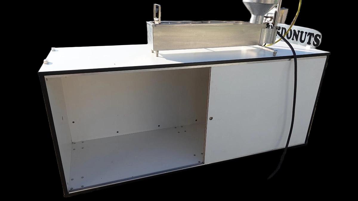 Used Lil Orbits Donut Machine Maker ~ W/ Cart, Hood & Fryer Ready to ROLL Doughnut!