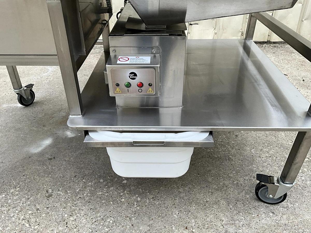 Used Ayrking breading station BBSU ice down with tumbler 5004706 Drum Roll Breader