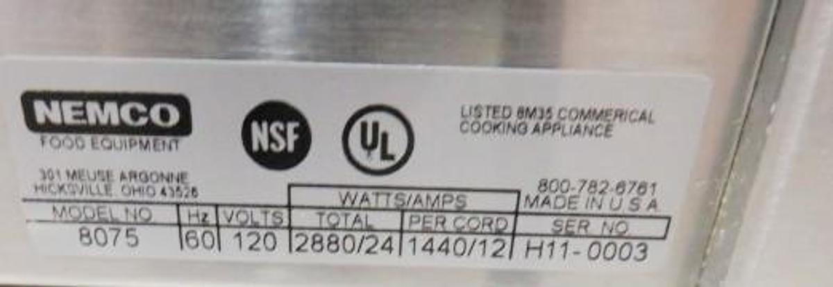 Used Nemco Hot Dog Roller -16 rollers