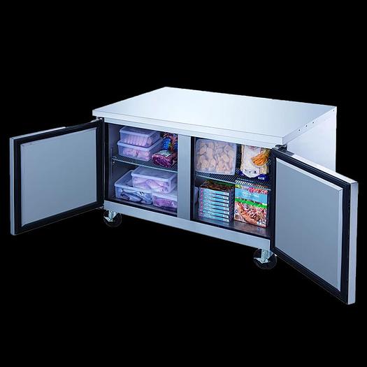 New Air NUF-048-SS 48″ 2 Door Undercounter Freezer