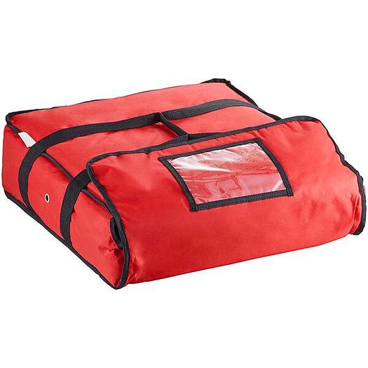Insulated Pizza Delivery Bag, Soft-Sided Heavy-Duty Nylon, 18" x 18" x 5" - Holds Up To (2) 16" Pizza Boxes or (1) 18" Pizza Box