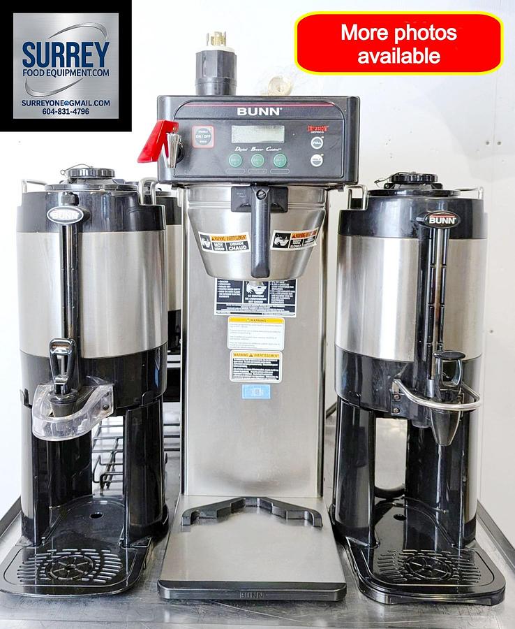 Used Bunn ICB-DV Dual-Voltage Coffee Brewer W/1.5 Gal TF Servers
