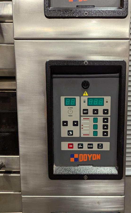 Used Doyon 2T3 Triple Deck Artisan Stone Electric Deck Oven