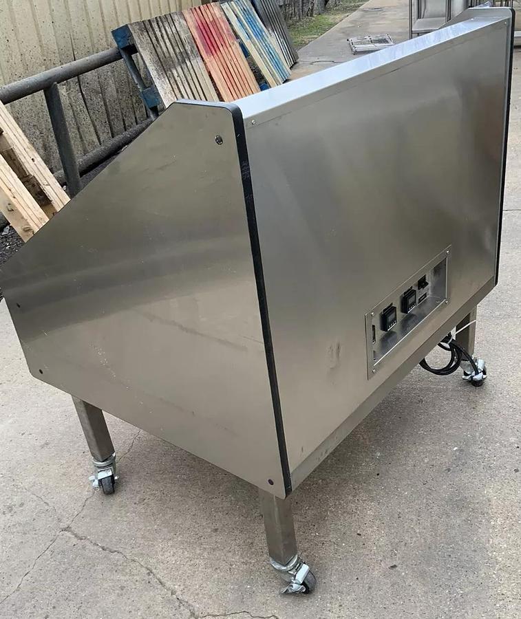 Used Custom Deli 3-tier heated holding cabinet tortilla food warmer merchandiser