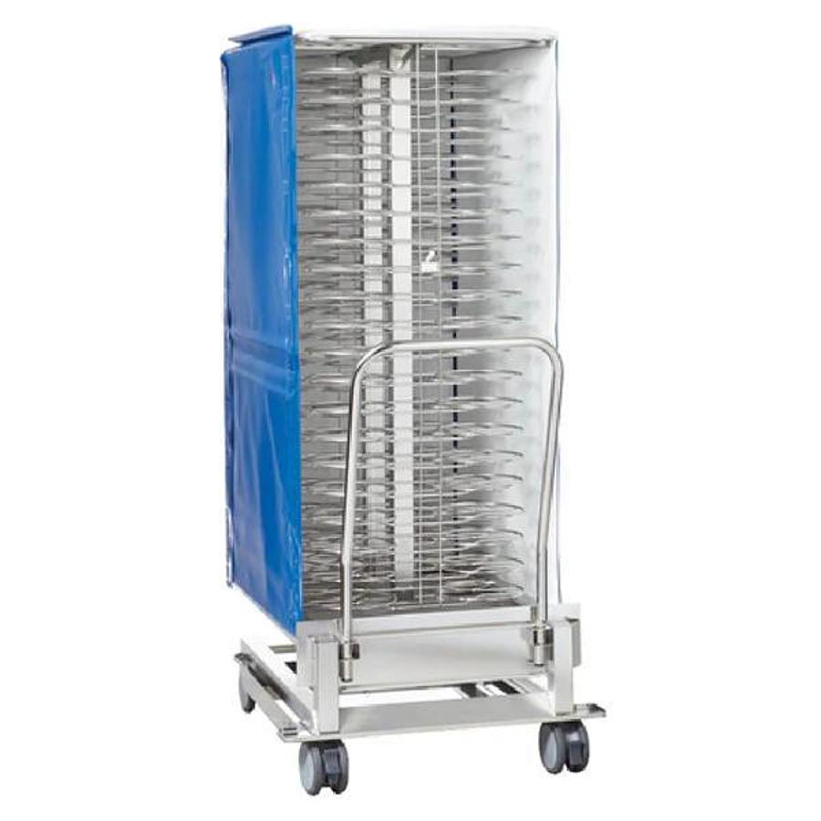 Used RATIONAL - MOBILE PLATE RACKS - HOLDS 84 PLATES - C/W COVERS - 4 AVAILABLE