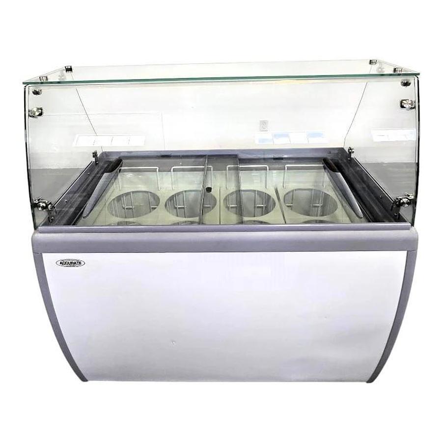 Used Omcan 44588 Ice Cream Freezer with Guard - 49" Flat top -WARRANTY