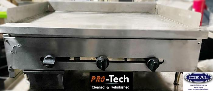 Used 36" flat top gas/propane grill