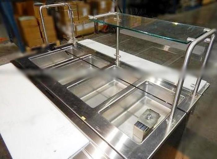 Used Vollrath 60" hot food table