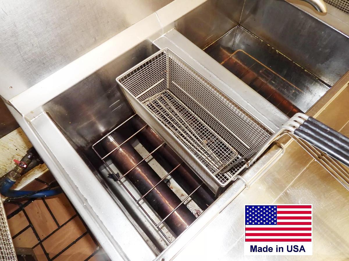 Used Henny Penny Model OFG-323 3 Well Gas Fryer w/Computron 1000 Controls