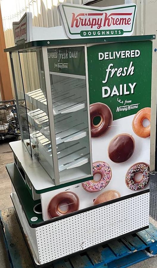 Used Krispy Kreme bakery display case
