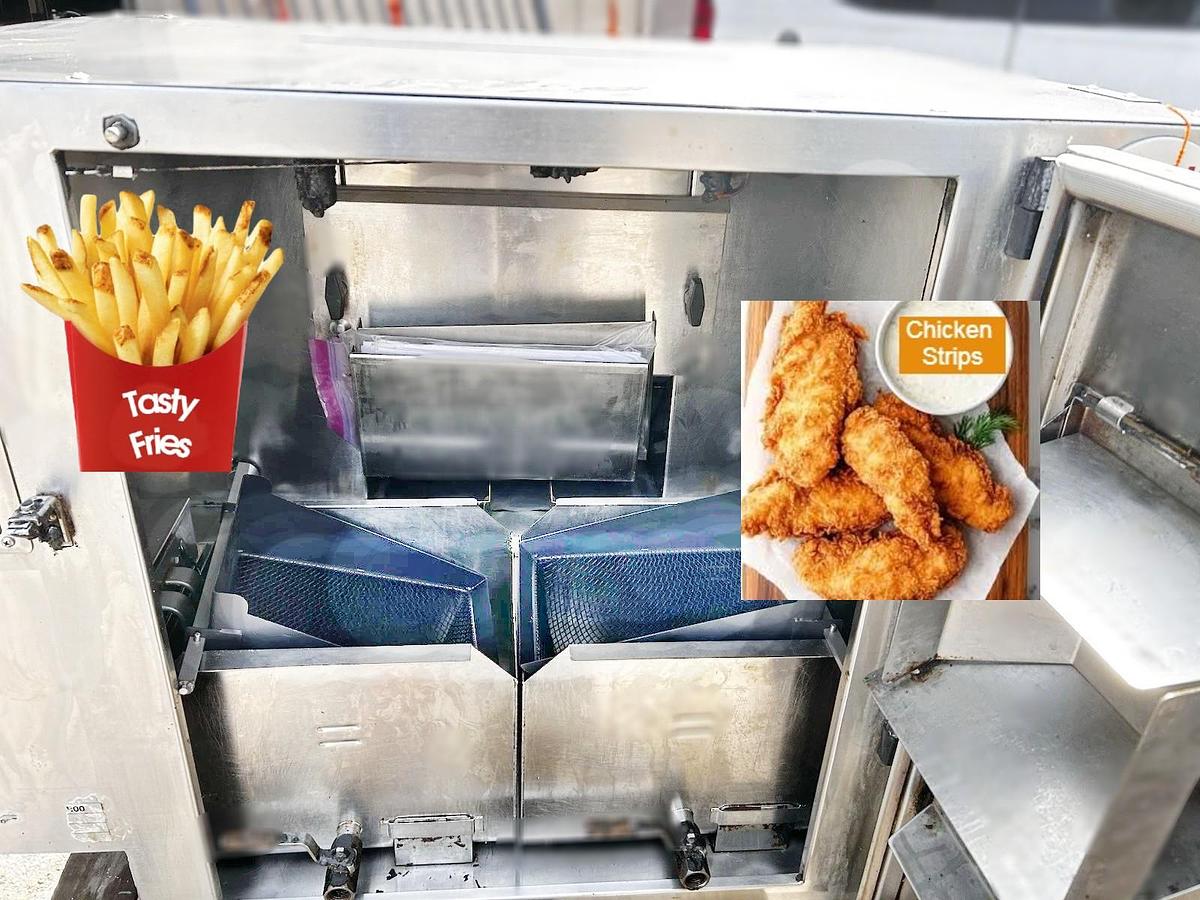 Used DUAL BASKET - AUTOFRY 1 Phase MTI-40C Ventless Deep Fryer -warranty