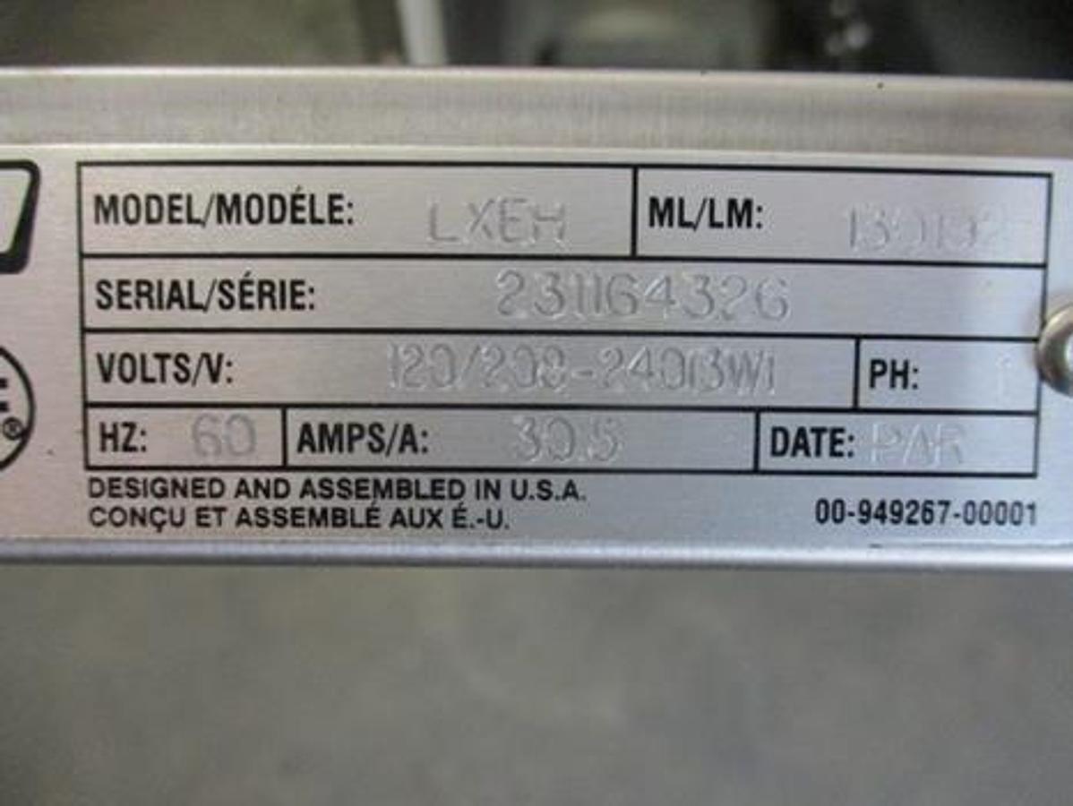 Used Hobart Model LXEH High Temp Stainless Steel Undercounter Dish Washer,