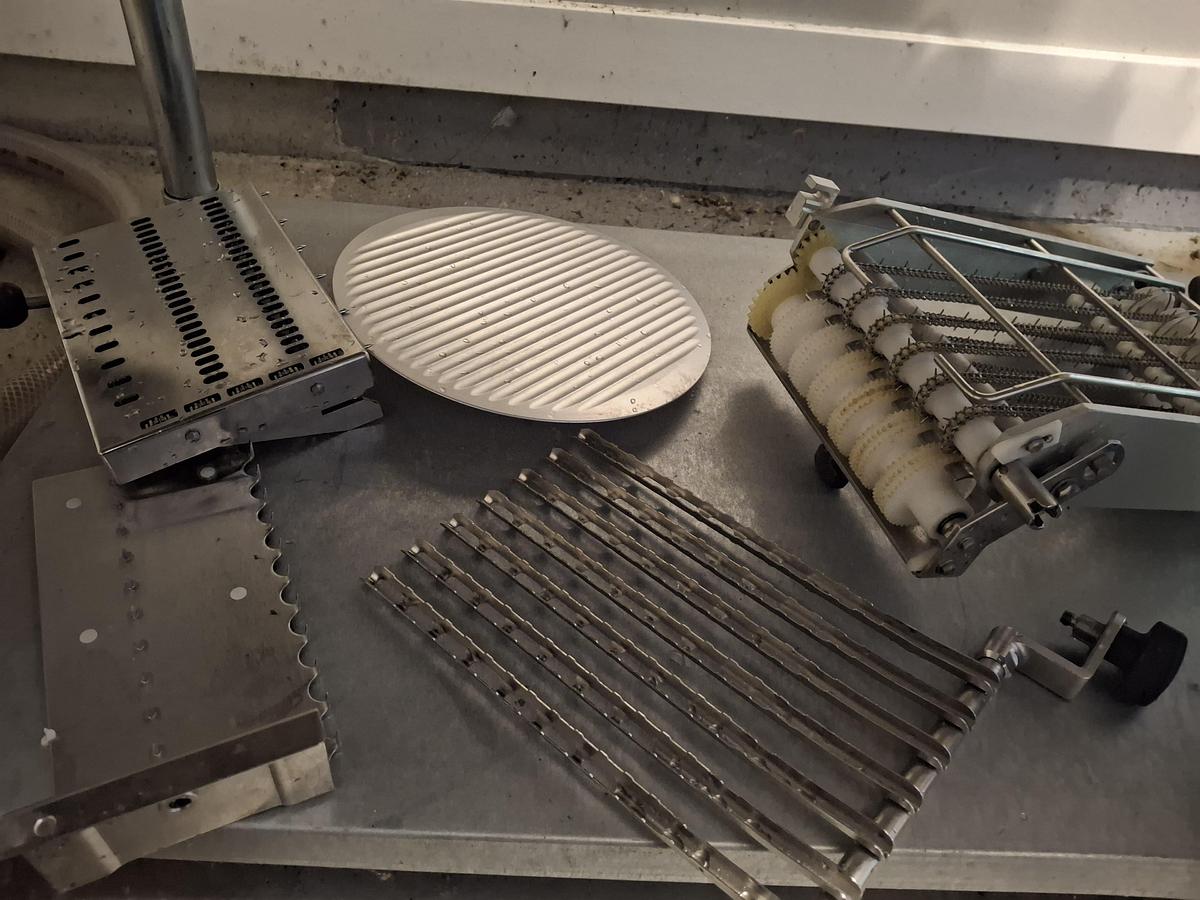 Used Bizerba A404 Auto stacker meat slicer