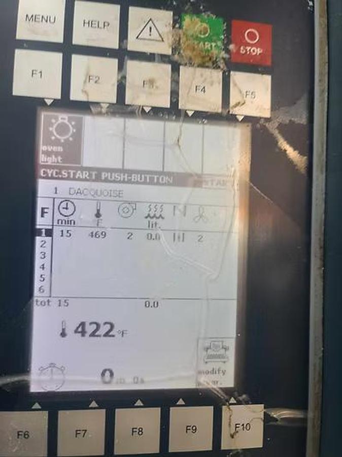 Refurbished Polin Double Rack oven Gas