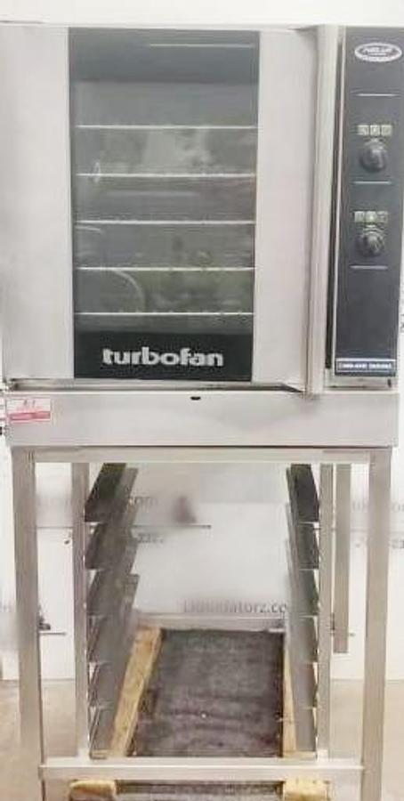 Used Turbofan gas convection oven with stand 29” W