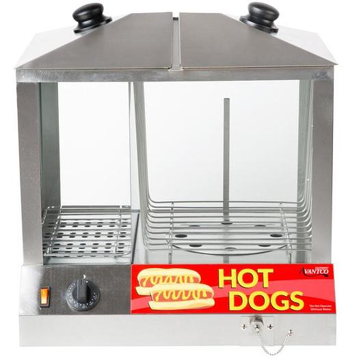 200 Dog / 48 Bun Hot Dog Steamer