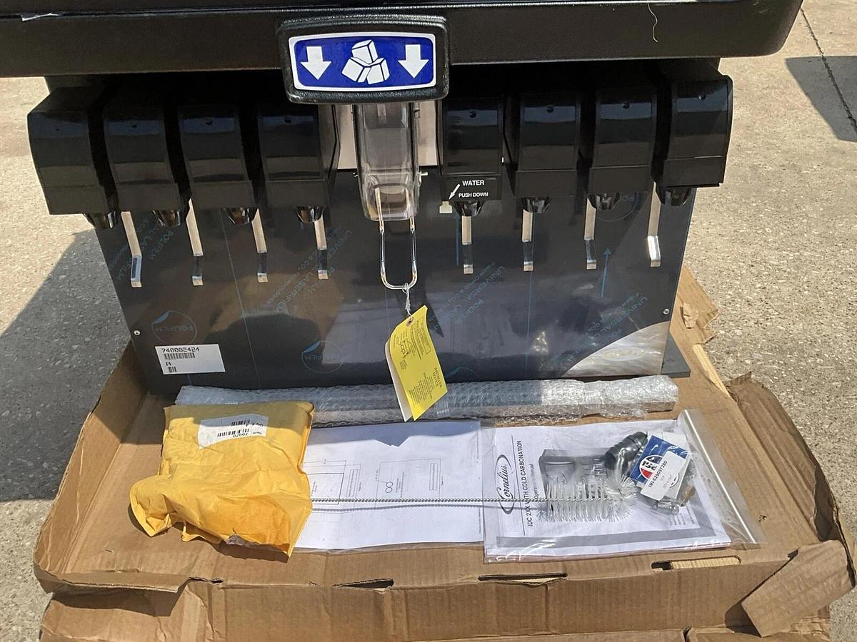 2024 Cornelius IDC255 Fountain Drink Ice Beverage Dispenser w/ 8 Valves K - SPECIAL CLEARANCE