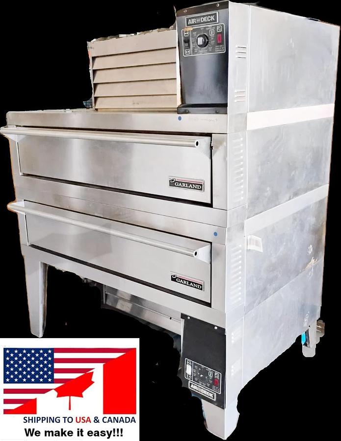 Used Garland air deck ovens 