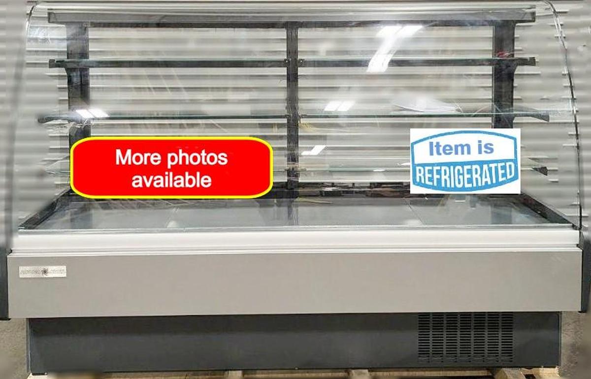 Used Hydra Kool KBDCG-80SA 78" Curved Glass Refrigerated Bakery Display Case - 4 available -BRAND NEW 