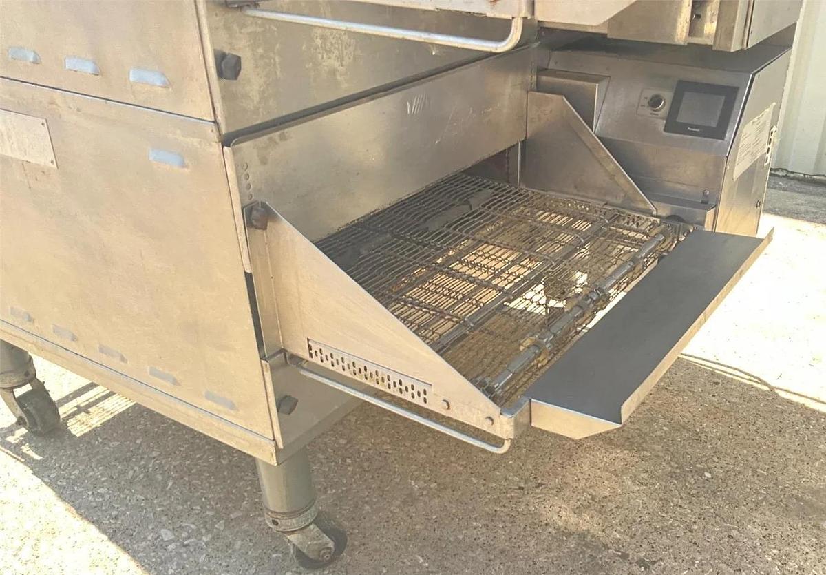 Used Middleby Marshall gas triple stack conveyor oven PSG36