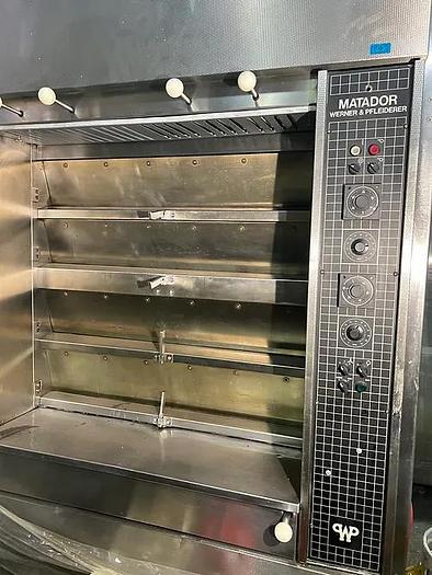 Refurbished WERNER & PFLEIDERER Gas Stone 4 Bay Oven w/ Steam