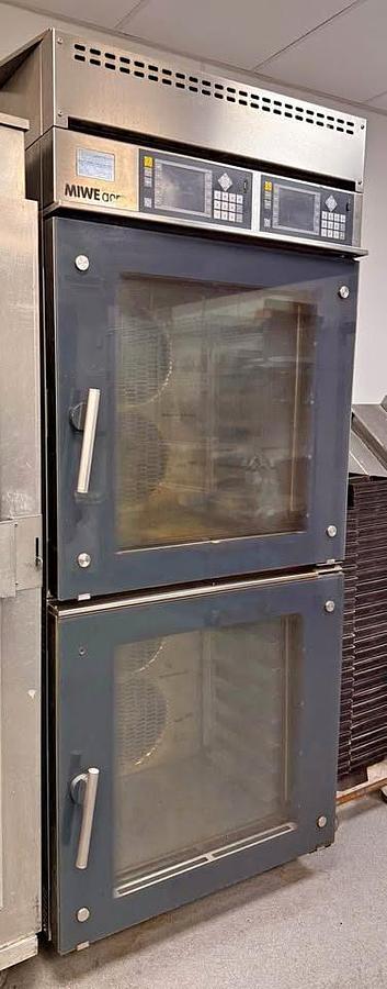 Used Miwe Aero E+ Steam Convection Oven with Hood Vent