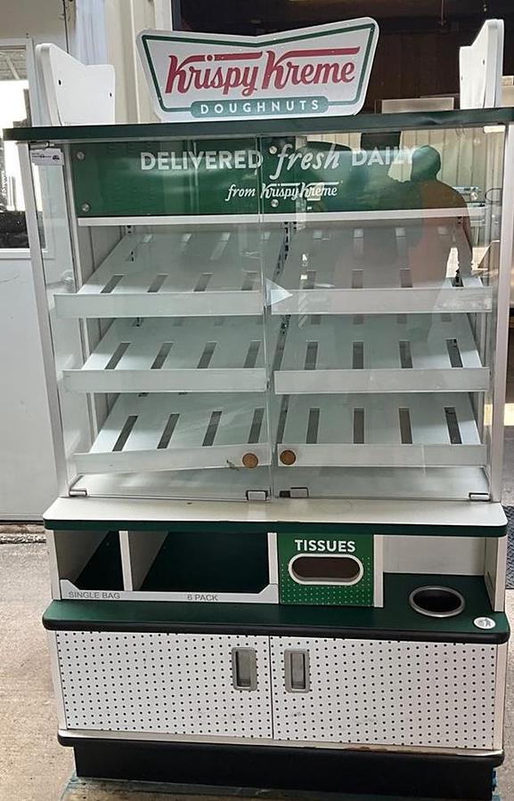 Used Krispy Kreme bakery display case