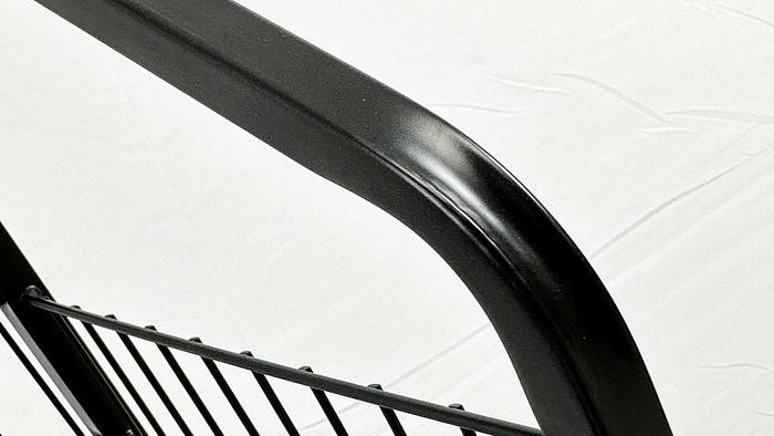 4 Shelfs Angled Mobile Merchandising Rack display - SEE VIDEO