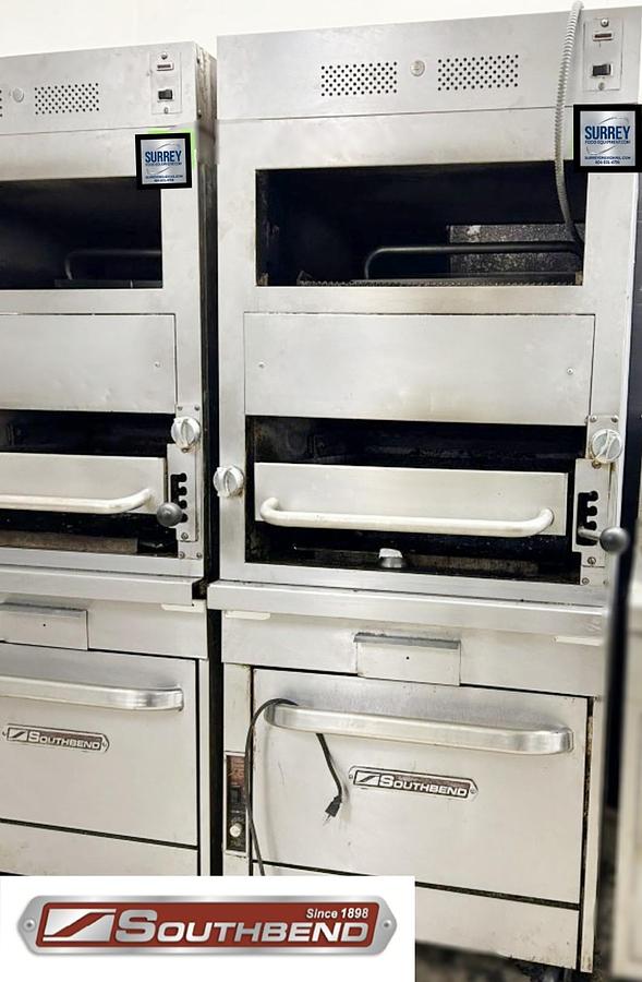 Used SOUTHBEND 32IN NATURAL GAS BROILER W/ INFARED BURNER AND OVEN - units available