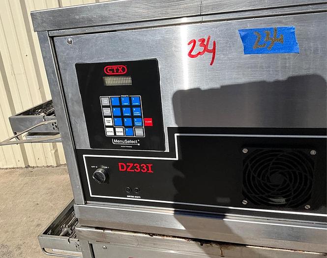 Refurbished 2018 CTX conveyor oven - Double stacked