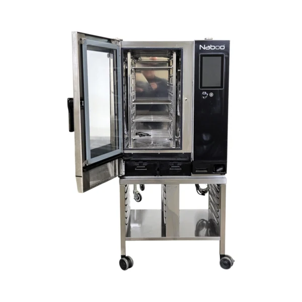 Used Lainox NAG101B Half Size Combi Oven - Nat Gas