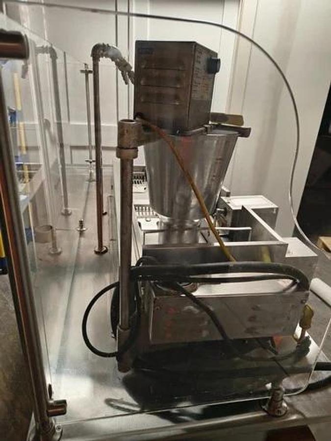 Used Lil Orbits Donut Machine Maker ~ W/ Cart, Hood & Fryer Ready to ROLL Doughnut! - VENTLESS SYSTEM