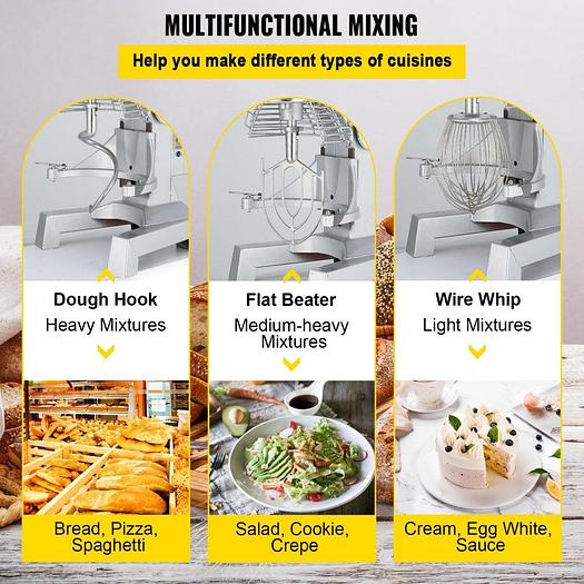 15 QUART COMMERCIAL MIXER - 3 SPEED