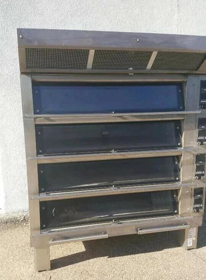 Used BONGARD M4 SOLEO 4 DECK BAKERY PIZZA OVEN with STEAM Injection