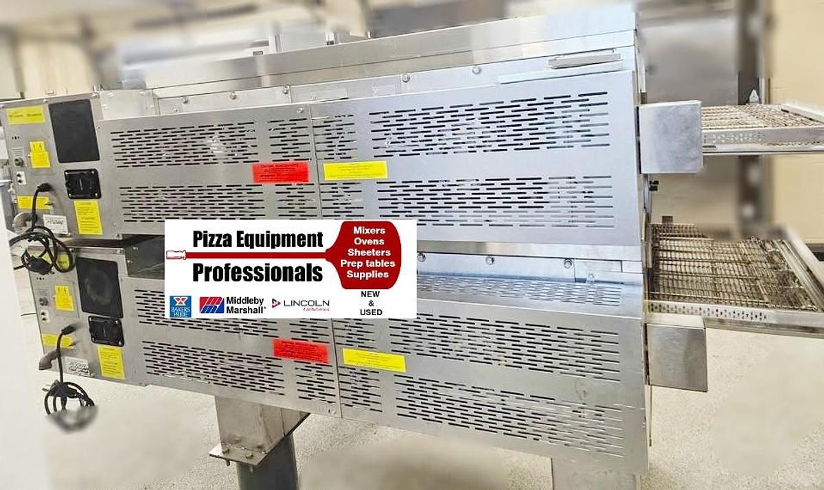 Used Middleby Marshall X55 Pizza Conveyors -Double Stacked