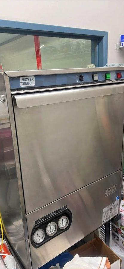 Used Moyer Diebel 351HT-70 Undercounter High Temp Commercial Dishwasher