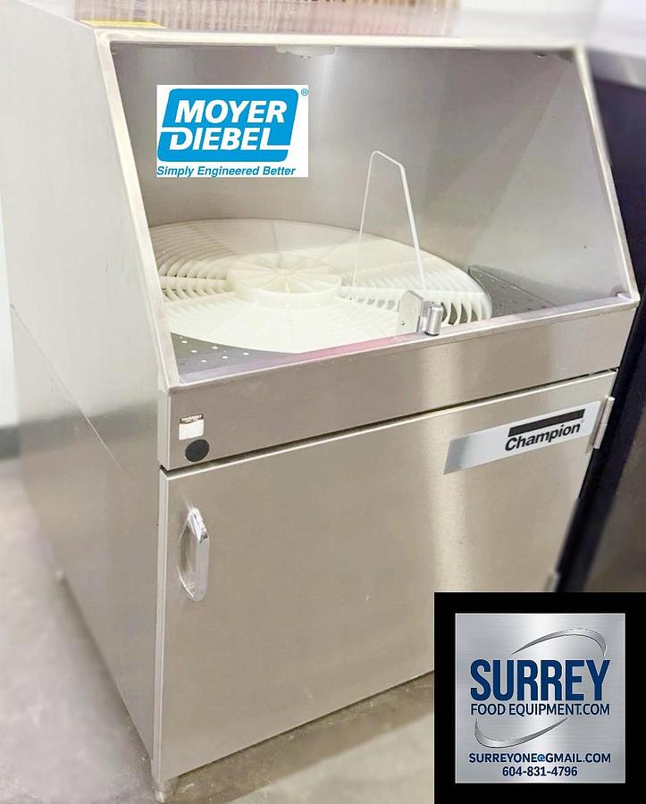 Moyer Diebel - Champion 2022 CG Rotary Glass Washer 208-230V 60Hz 1Ph - Never been used