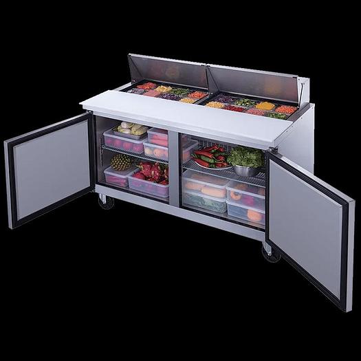 New Air NPT-060-SA 60″ 2 Door Sandwich Prep Refrigerator