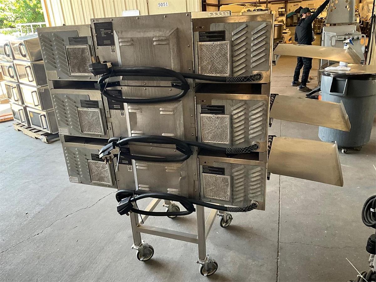 Used Turbochef triple stack oven with stand -HHC2020