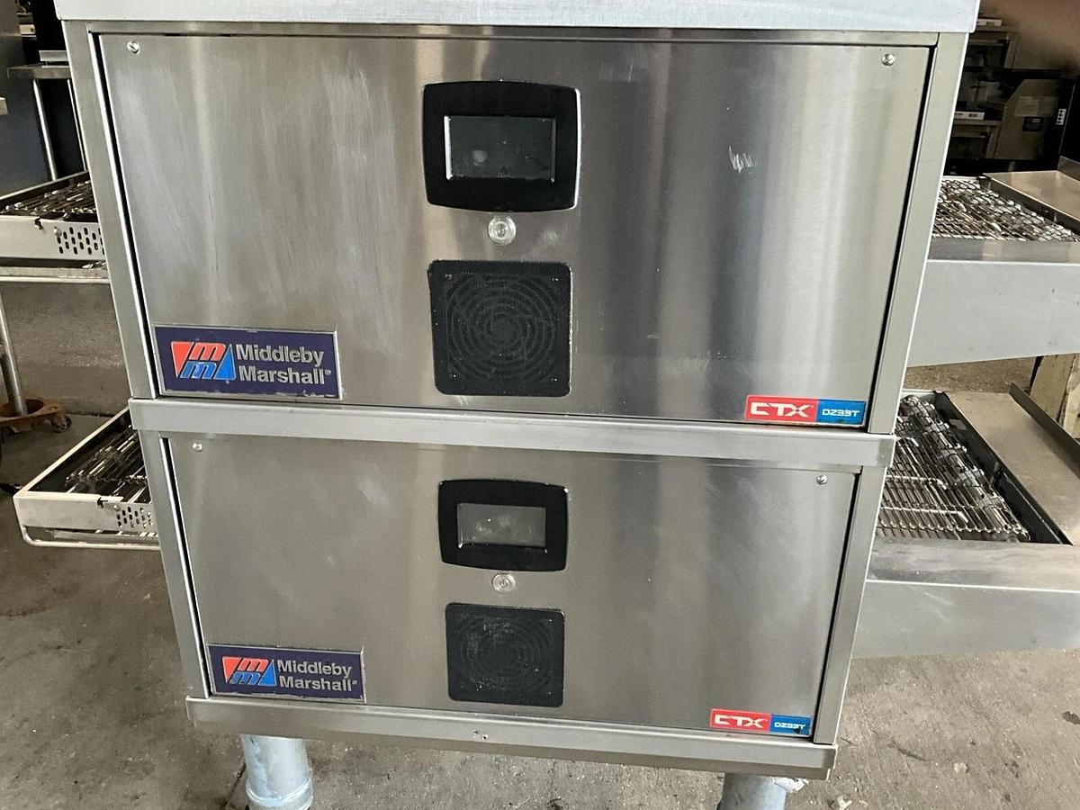 Used 2023 CTX Middleby Marshall DZ33T Infrared Radiant conveyor pizza double oven 
