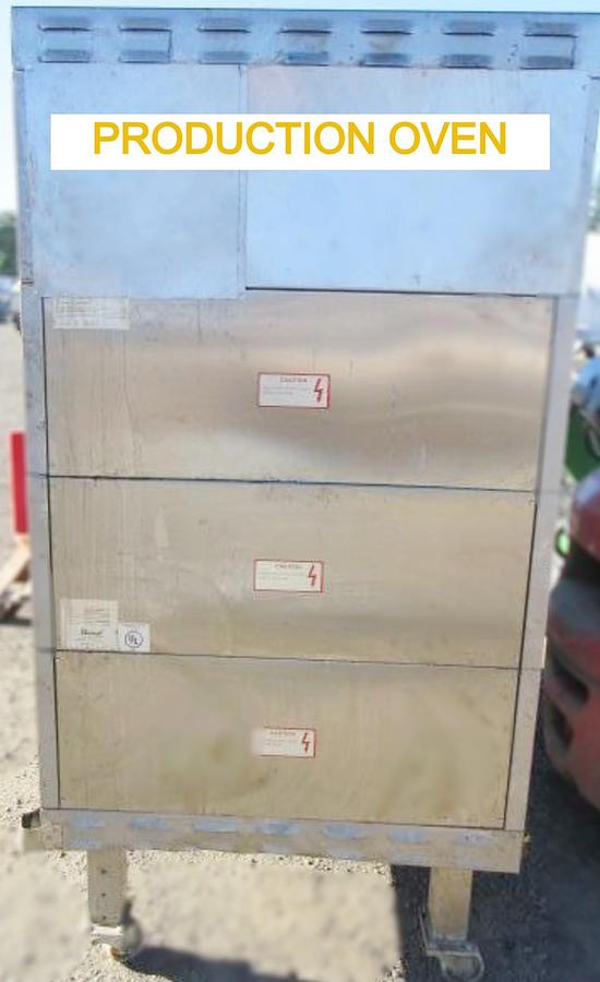 Used REVENT 649HC 4 X 2 X 80/60 4-TIER STAINLESS STEEL DECK OVEN