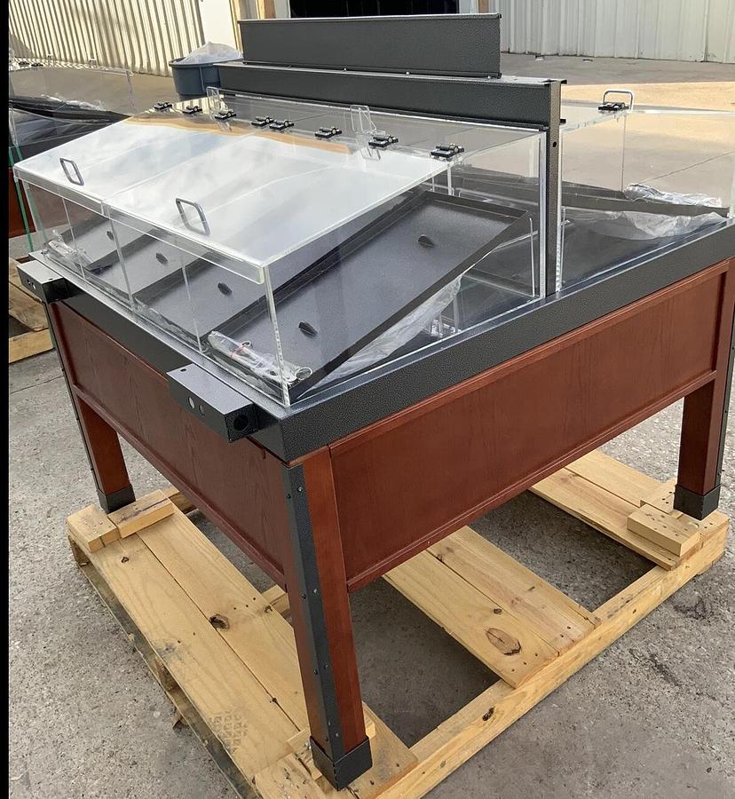 Used 48" Marco Self Service Bolillo Rolls Bread Merchandiser Bakery display