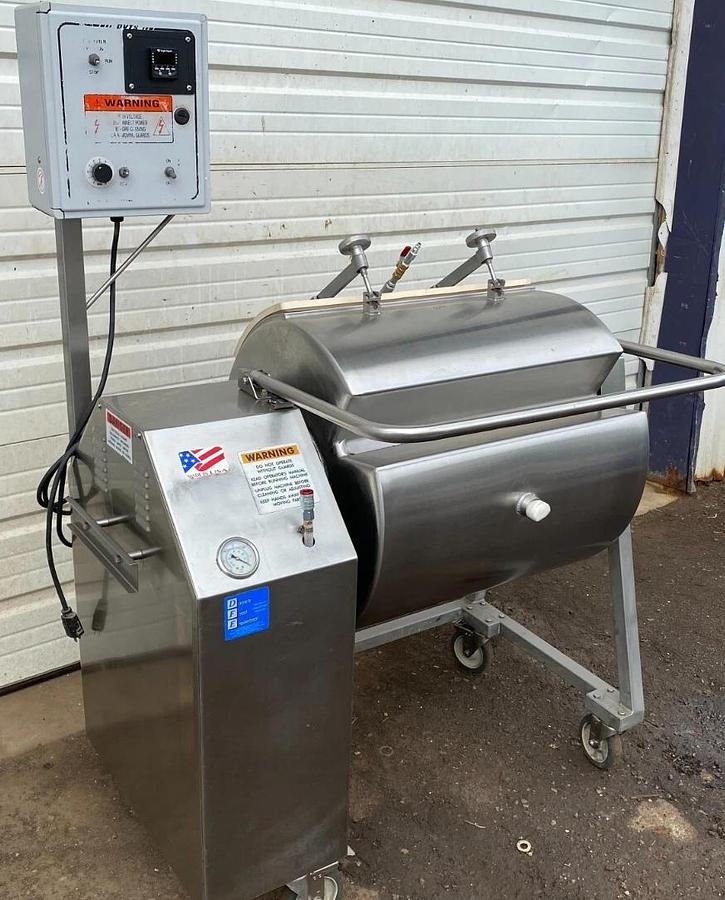 Used Daniels 200 pound Capacity Vacuum Tumbler